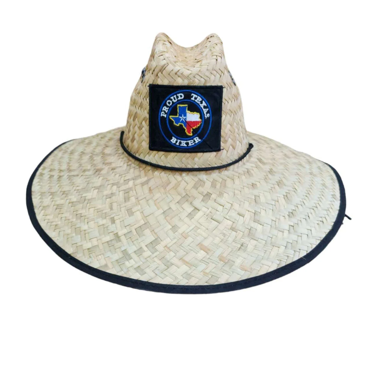 6 Piece Texas Biker Straw Hat