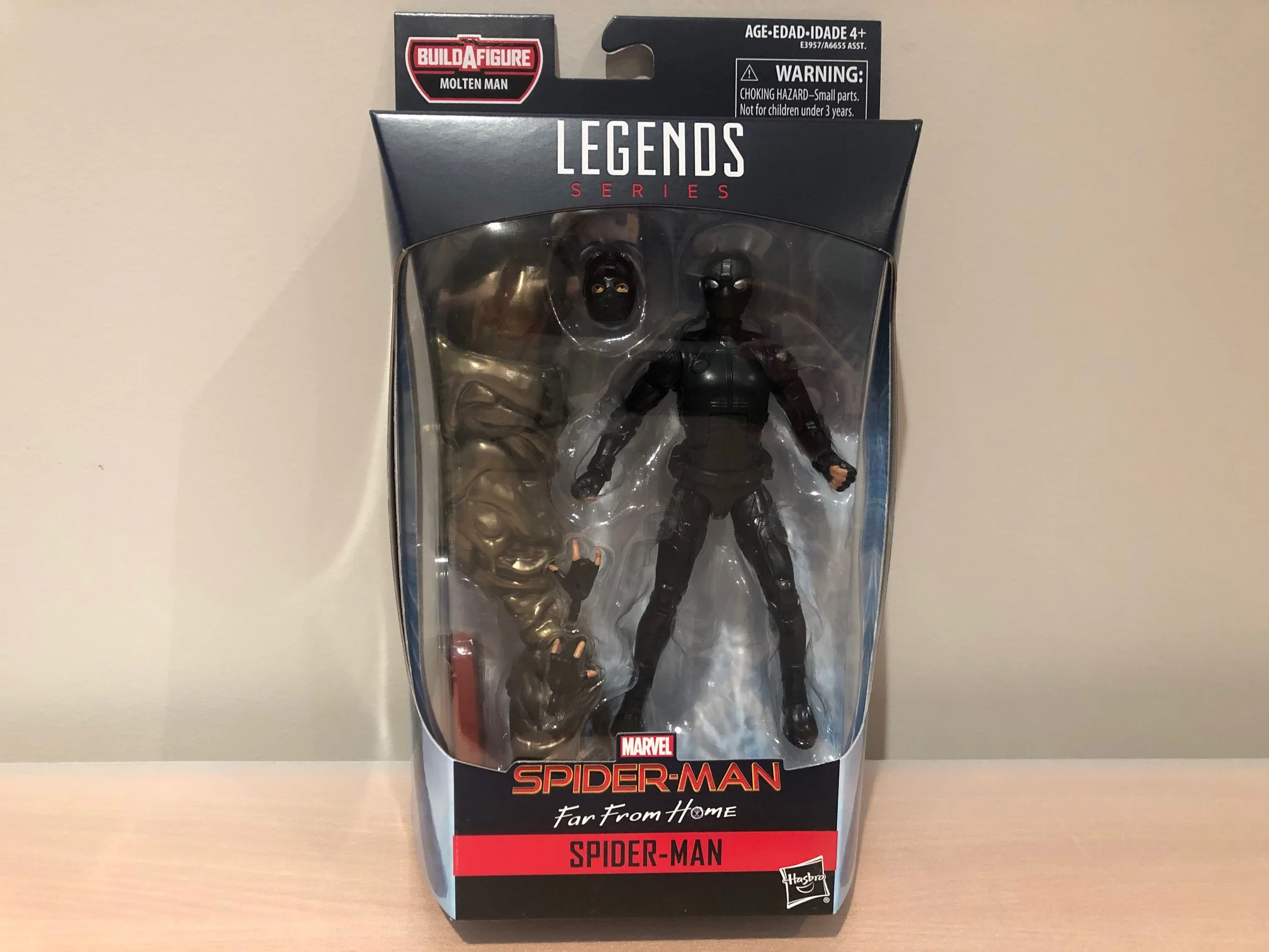 Amazing Spider-Man Marvel Legends Figure Wave 12 Spider-Man (FFH Black Movie Suit)