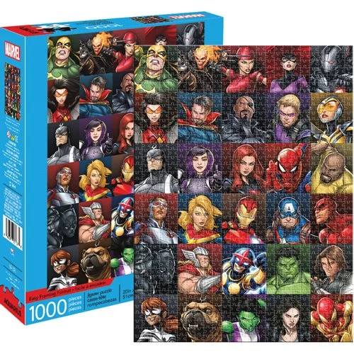 Marvel Heroes Collage 1000 Piece Puzzle