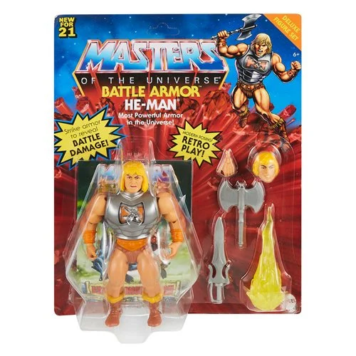 Masters of the Universe Origins 5.5 Inch Action Figure Battle Armor He-Man