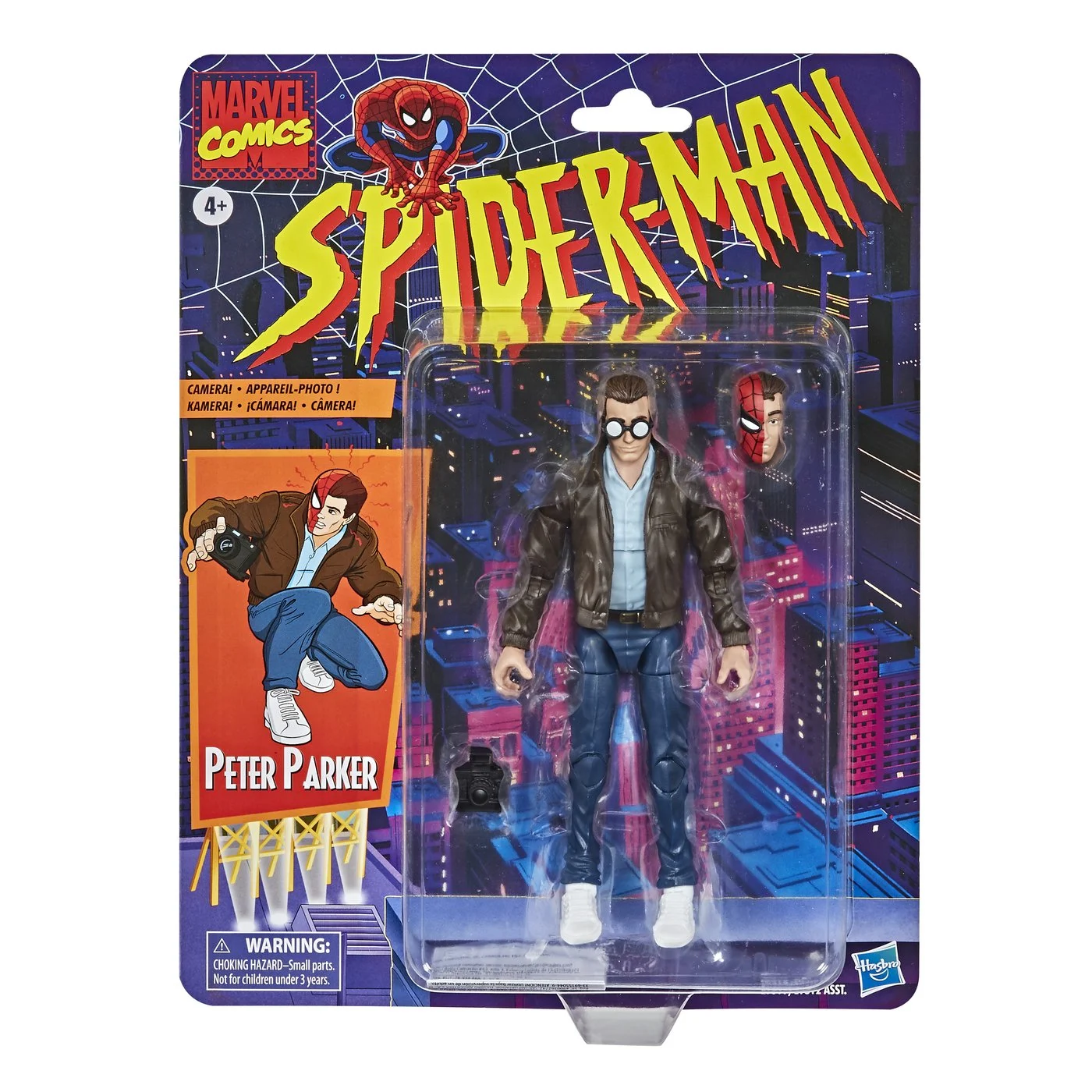 Spider-Man Retro Marvel Legends 6-Inch Action Figure Wave 1 Peter Parker