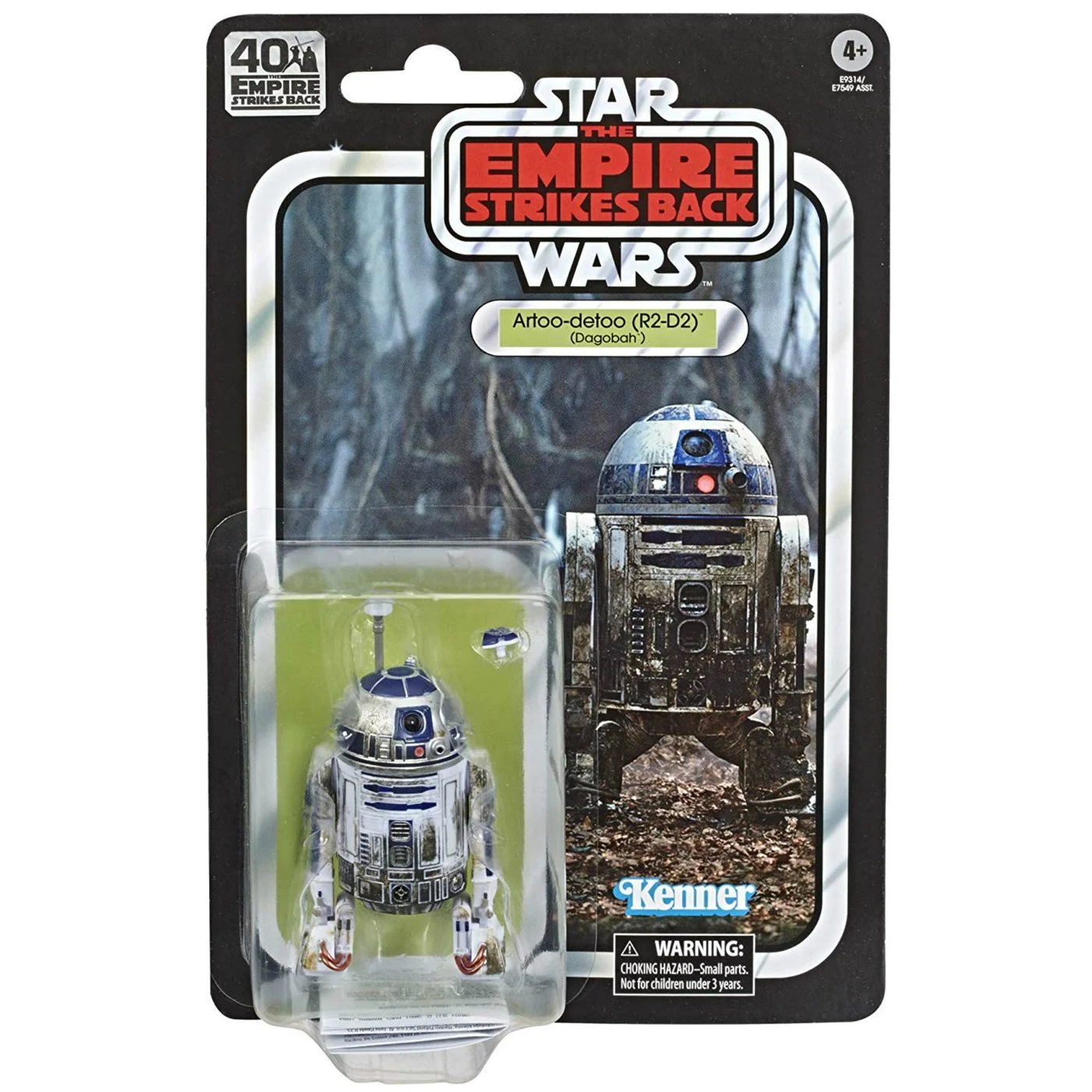 Star Wars The Black Series Empire Strikes Back 40th Anniversary 6-Inch Action Figure Wave 2 Artoo Detoo (R2D2) (Dagobah)
