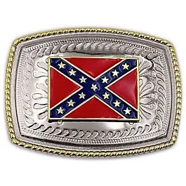 Gold & Silver Historical Southern Cross Belt Buckle