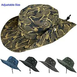 Men's Camouflage Hiking Sun Hat - Lightweight and Breathable Hat