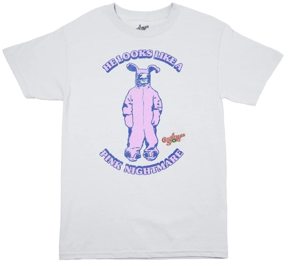 A Christmas Story Pink Nightmare T-Shirt Adult