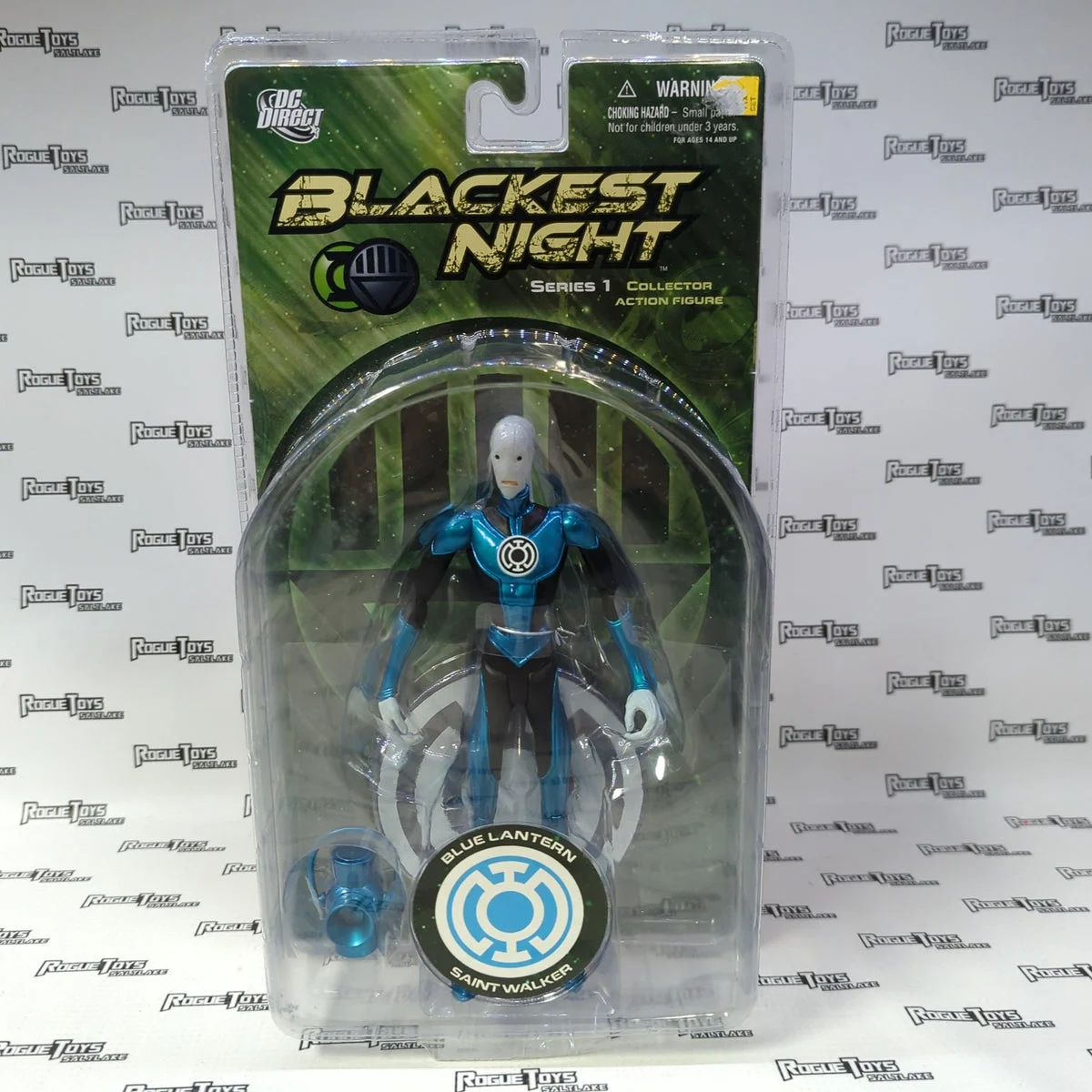 DC Direct Blackest Night Series 1 Blue Lantern Saint Walker