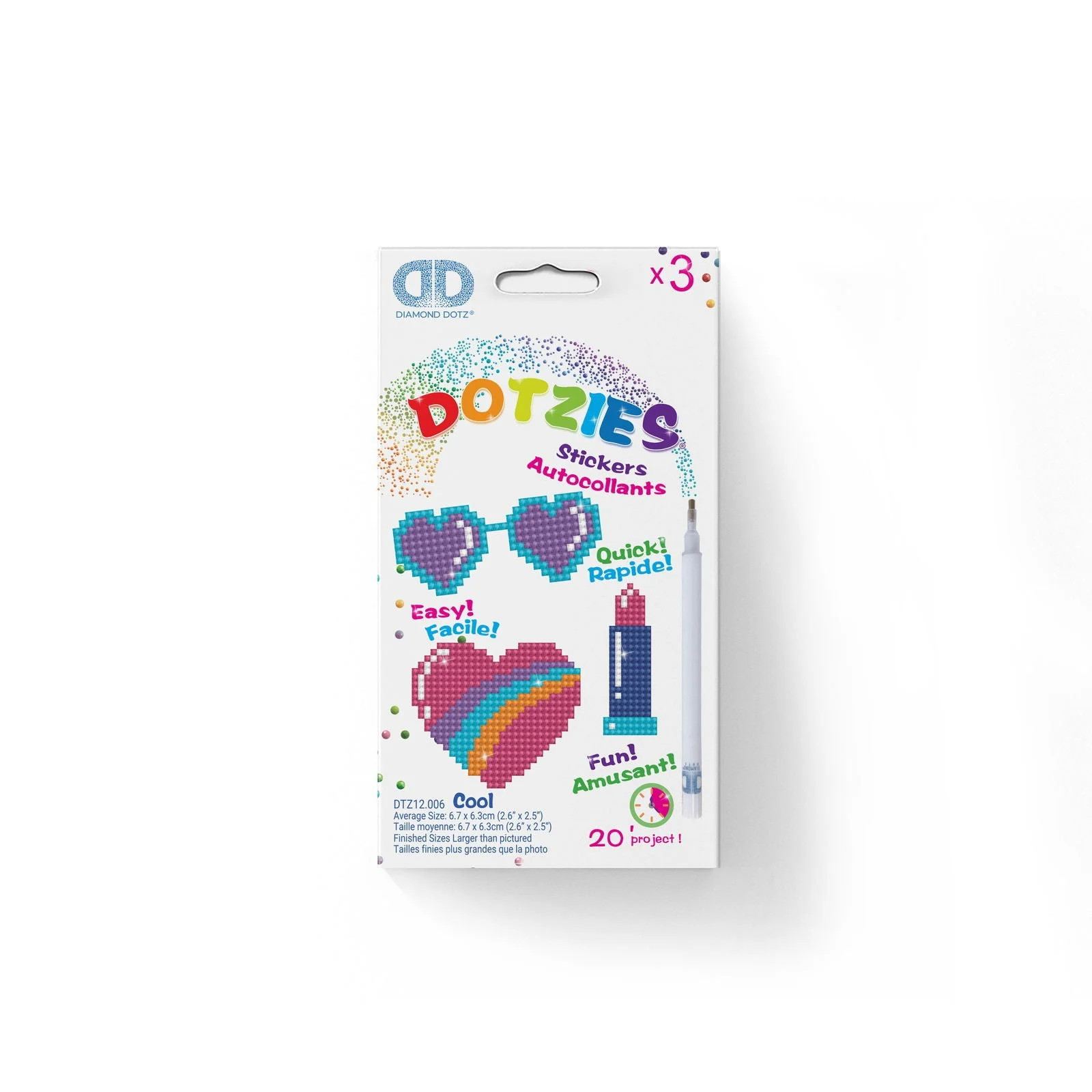 Diamond Dotz Dotzies Stickers - Cool