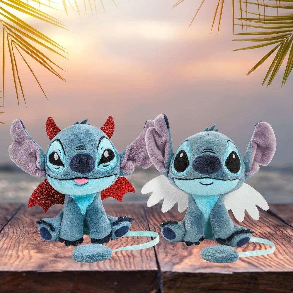 Disney Lilo & Stitch – Devil & Angel Stitch Plush Shoulder Phunny Bund 