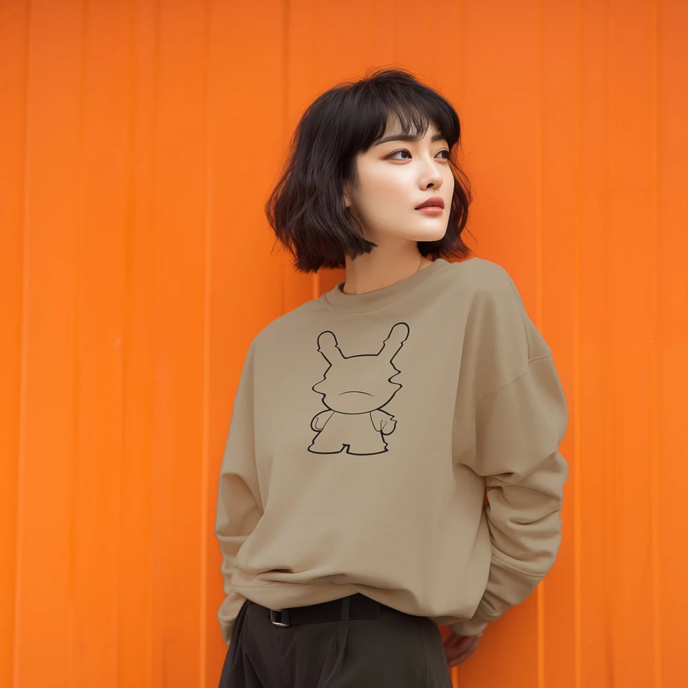 Dunny Glitch Unisex Oversized Pullover Sweatshirt (Limited Edition of  