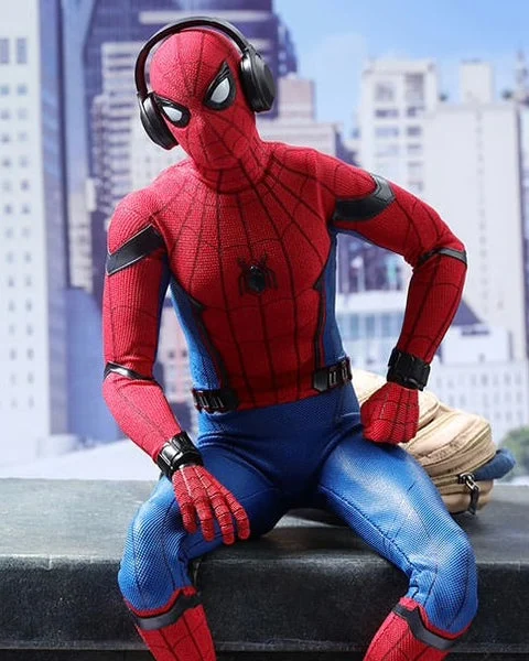 Hot Toys MMS425 Spiderman No Way Home Spiderman 1/6 Scale Collectible Figure RegularEdition