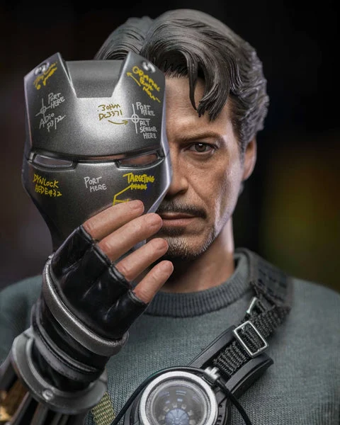Hot toys MMS582B Tony Stark Mech Test Version Deluxe Edition(Special Edition)(Ironman)
