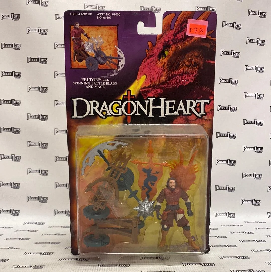 Kenner Dragon Heart Felton w/ Spinning Battle Blade & Mace