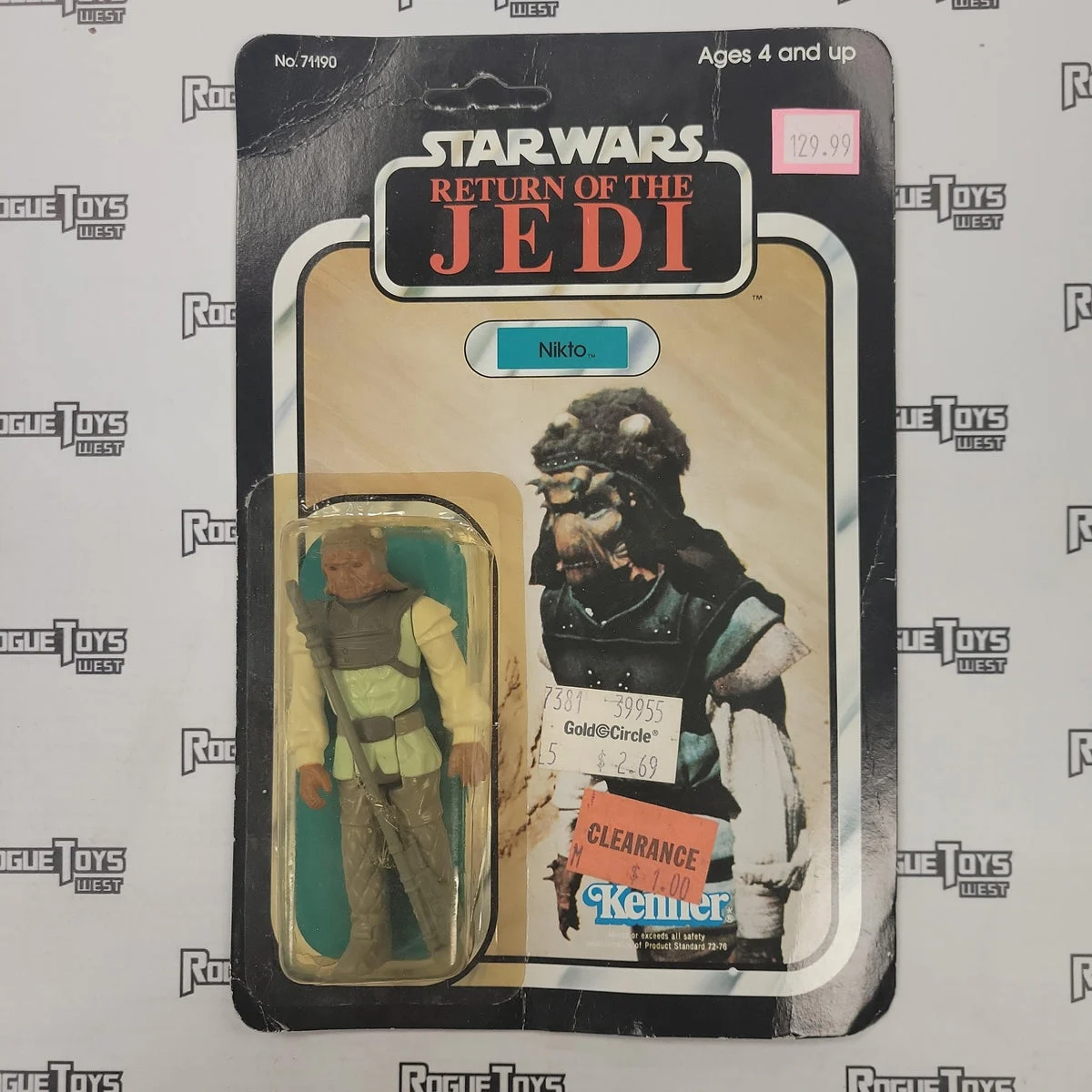 Kenner Star Wars Return of the Jedi Nikto (Unpunched)