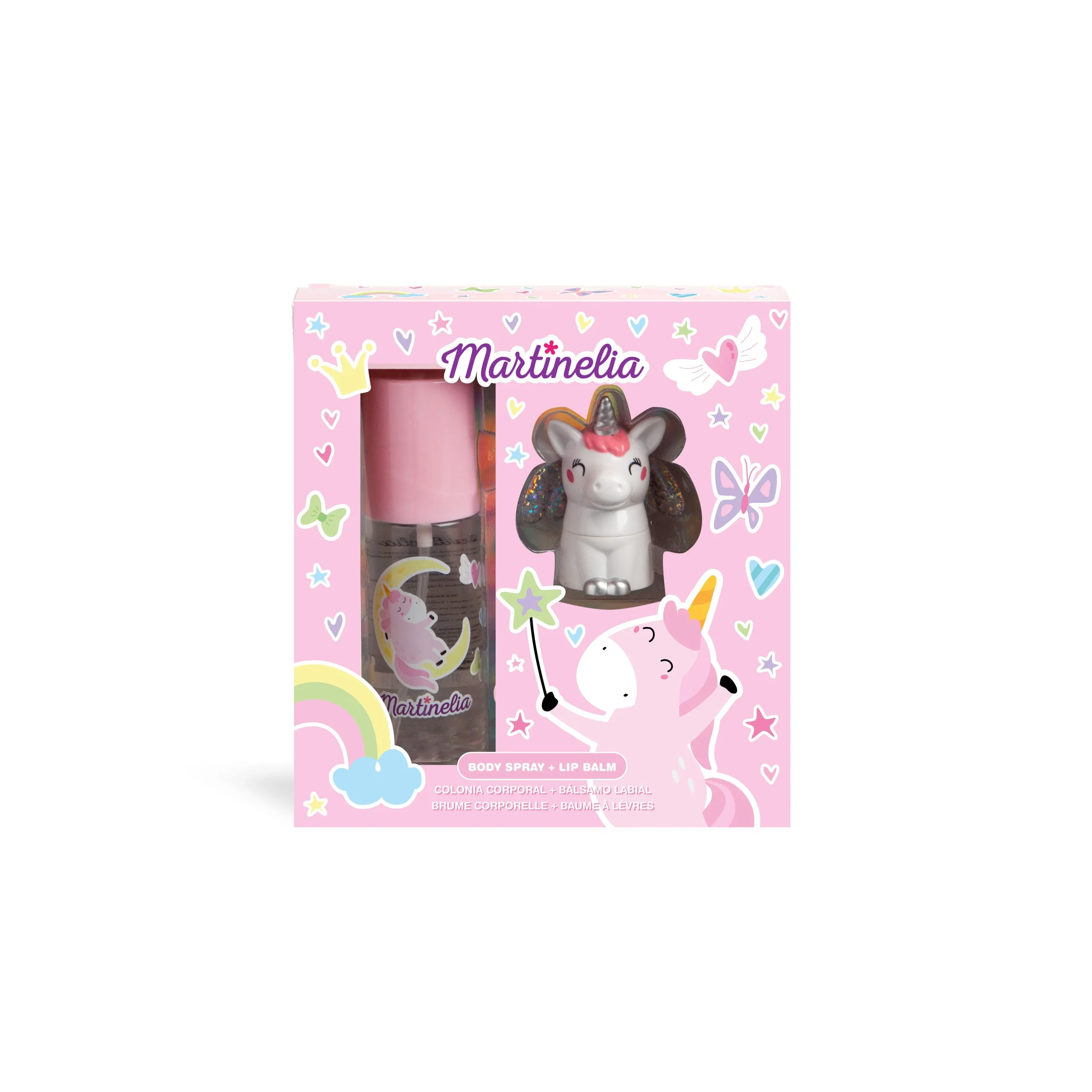 Martinelia Unicorn Sweet Dreams Body Spray & Lip Balm Combo