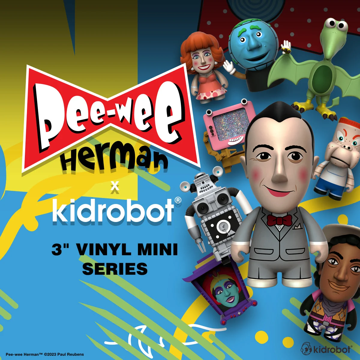 Pee-wee's Playhouse 3" Vinyl Mini Figure Series by Kidrobot 