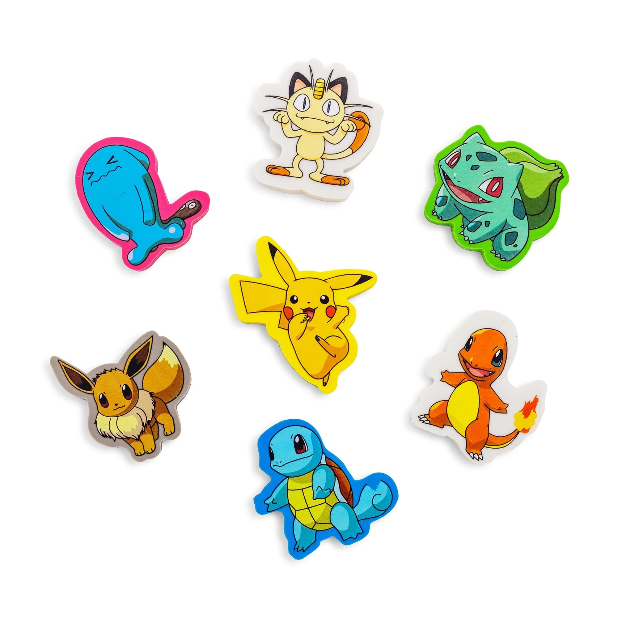 Pokemon Eraser Set 7-Pack