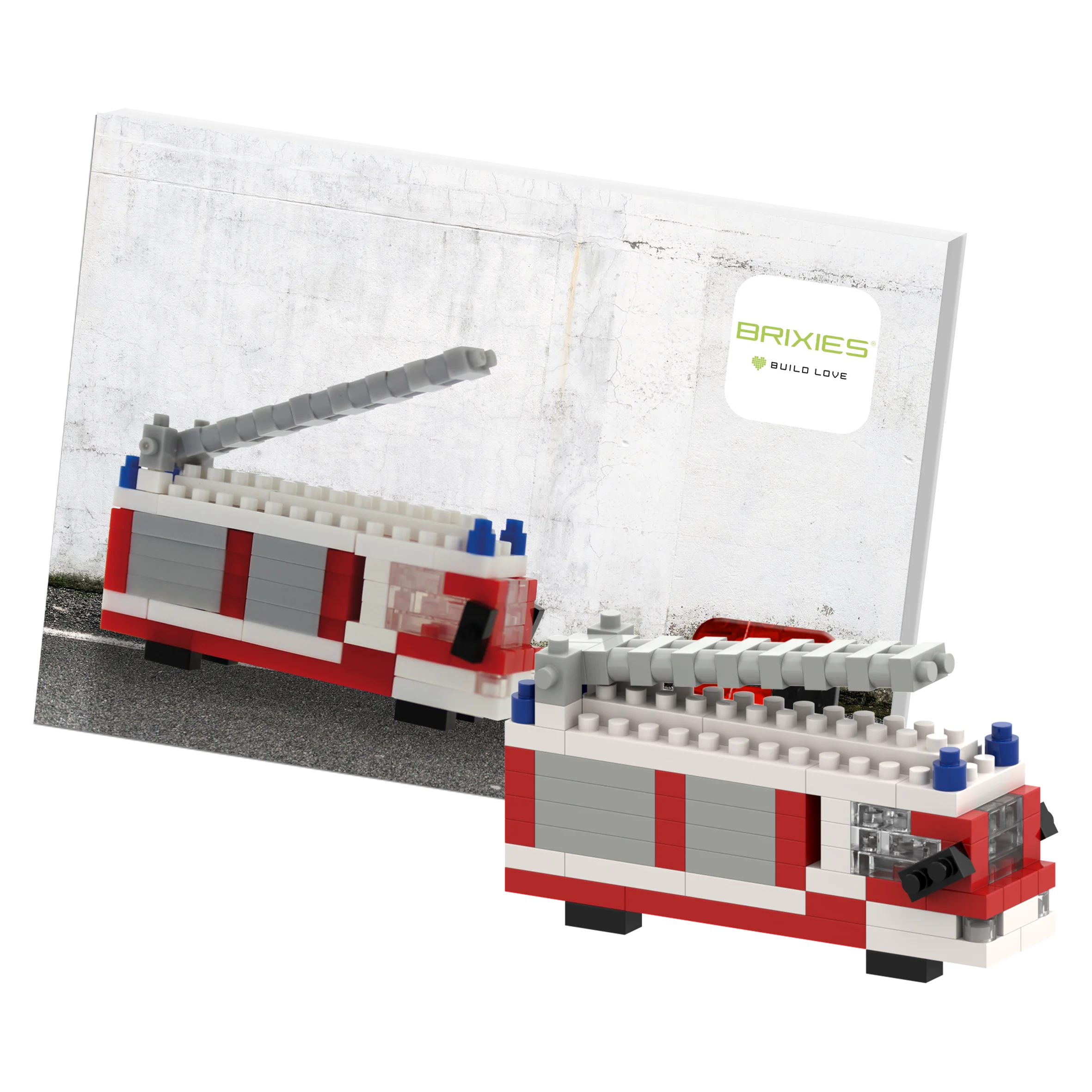 Postcard Fire Truck