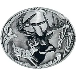 Deer Buckles with silver Color design