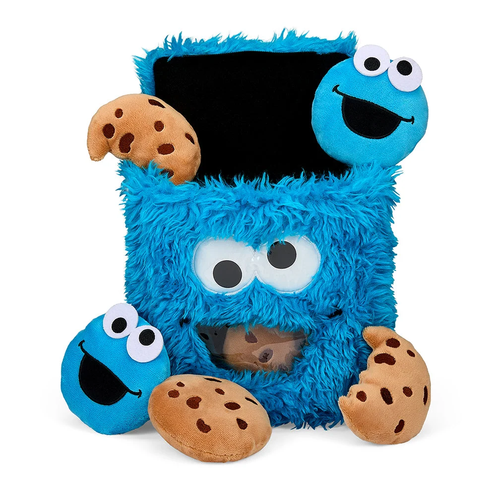 Sesame Street 8" Cookie Monster Interactive Plush Snack Bag 