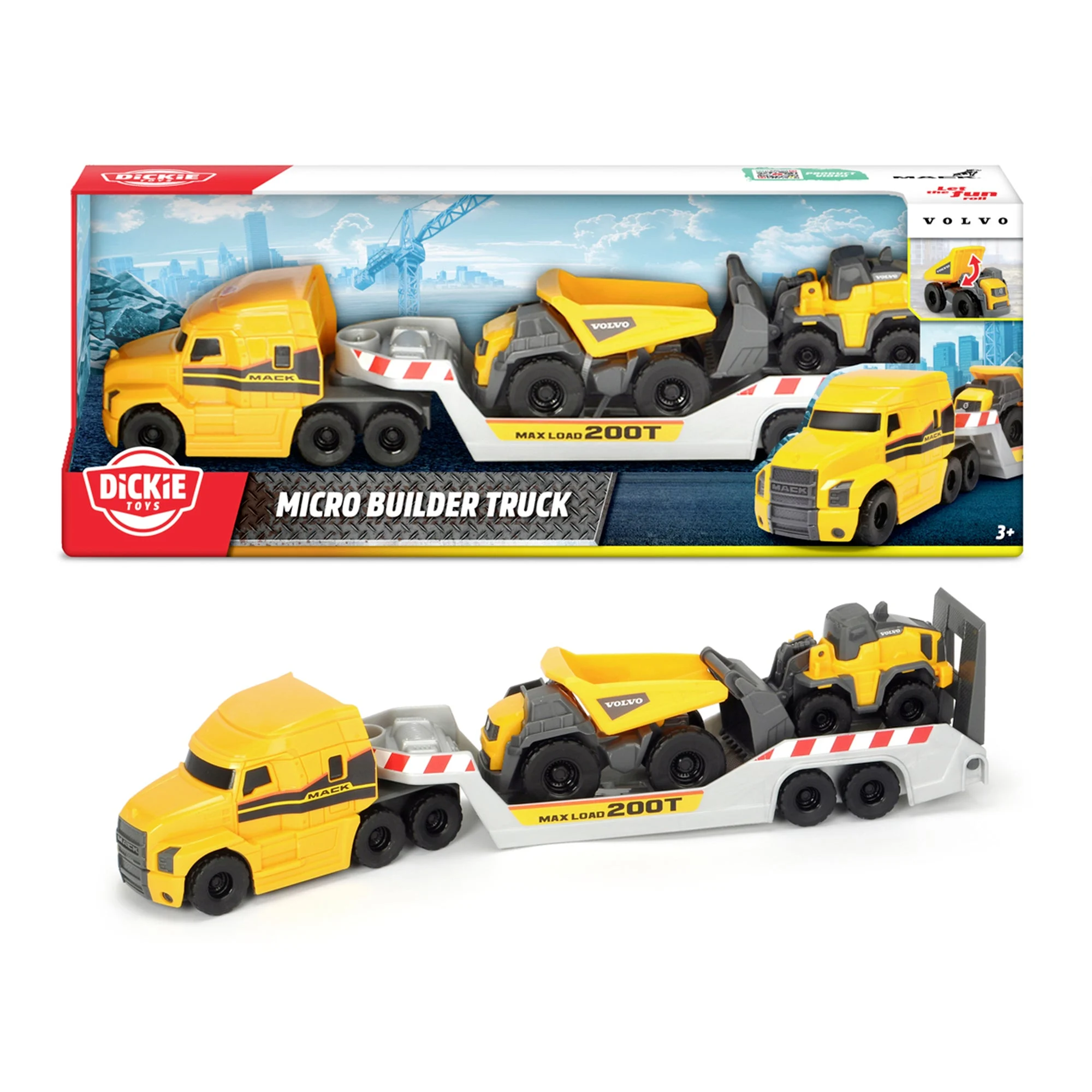 Simba Dickie Mack Volvo Micro Builder Truck