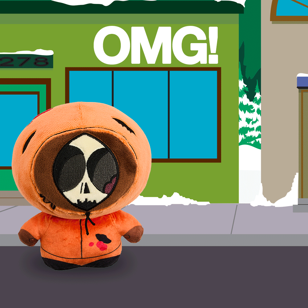 South Park Dead Kenny 8" Interactive Phunny Plush with Removable Head  