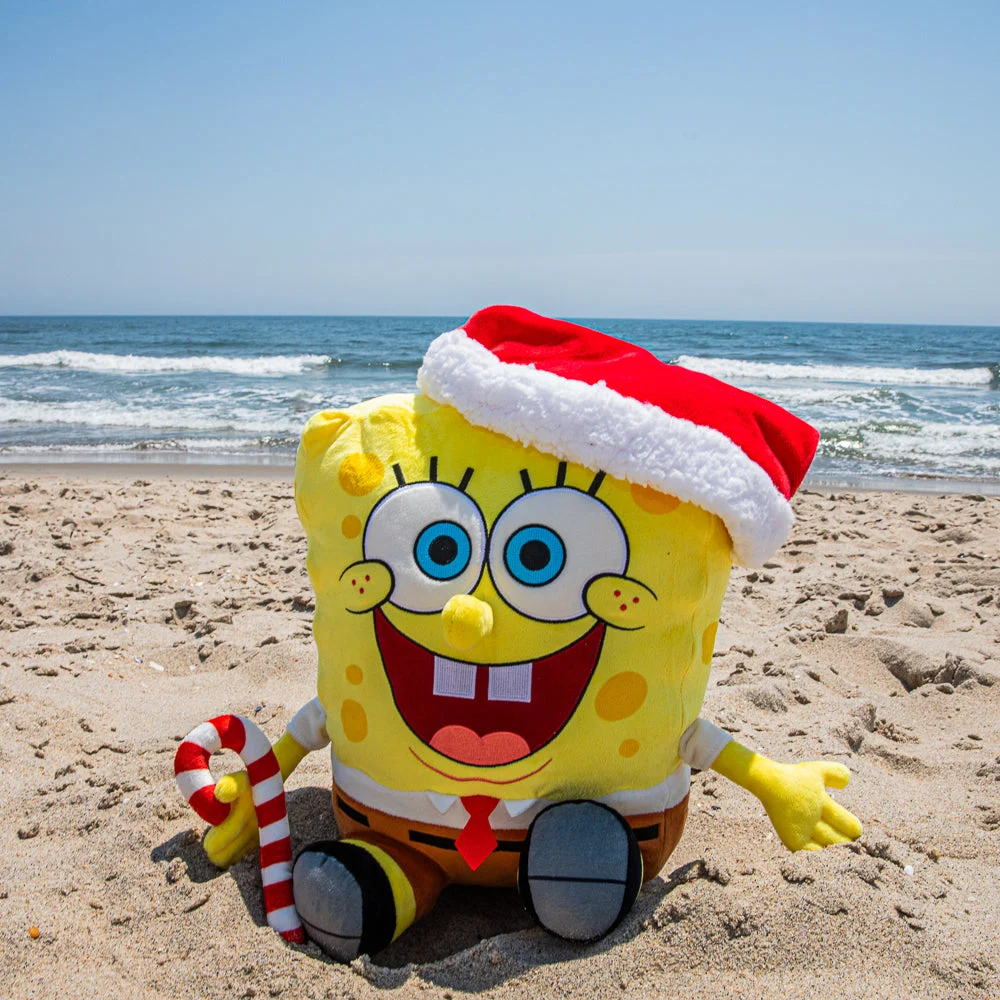 SpongeBob SquarePants - Santa SpongeBob HugMe Plush with Shake Action 