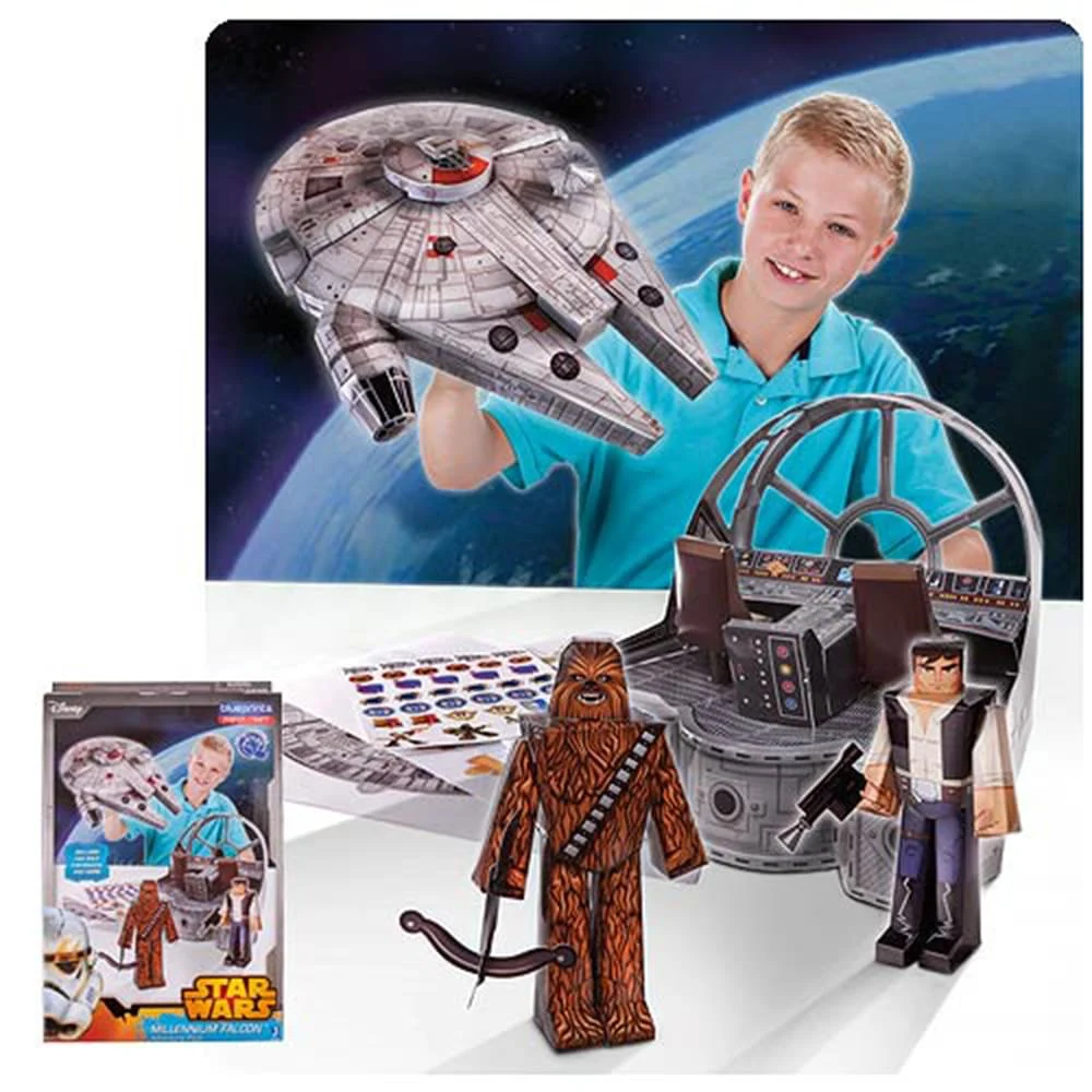 Star Wars Blueprints Papercraft: Millennium Falcon Adventure Pack