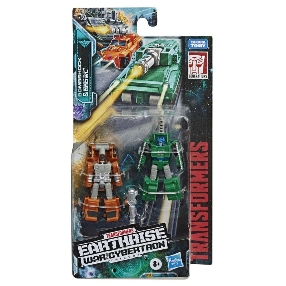 Transformers Earthrise WFC-E4 Bombshock & Growl - Micromaster Military Patrol