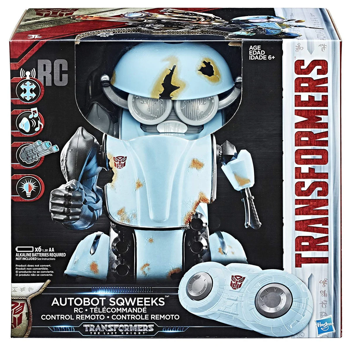Transformers: The Last Knight Autobot Sqweeks - Remote Control RC