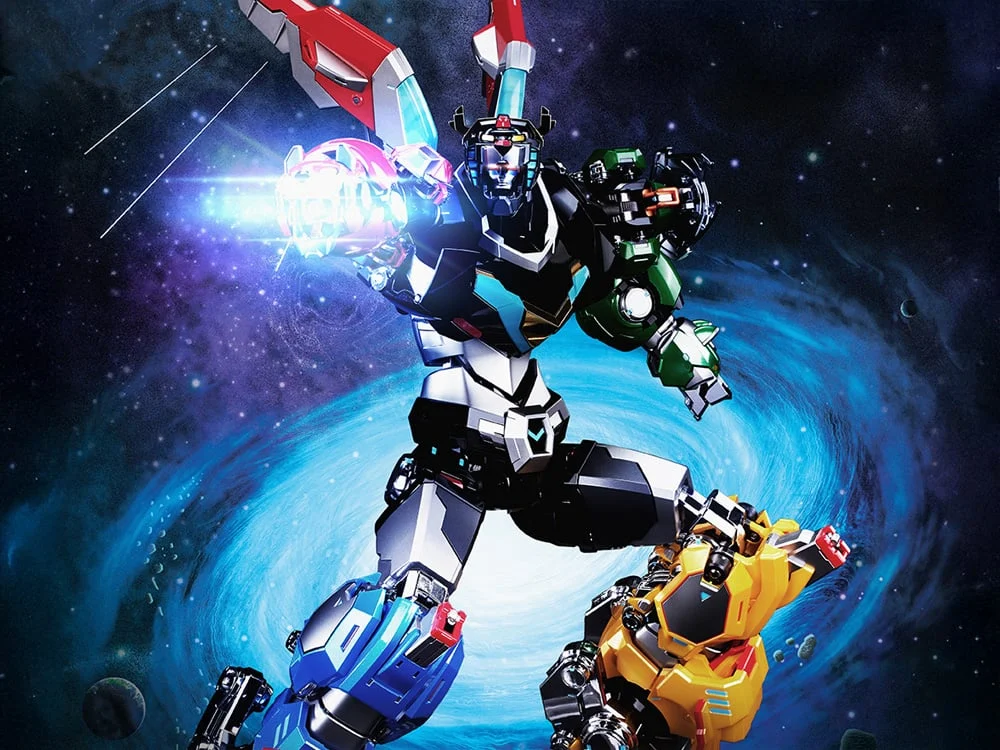Voltron: Legendary Defender Carbotix 10th Anniversary Voltron (Special Limited Edition Ver.) Action Figure