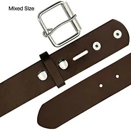 Brown Buckle Belts for Adults - Mixed size