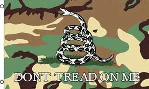 Wholesale DONT TREAD ON ME CAMOFLAUGEDFLAG 3 X 5(Sold by the piece)