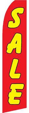 Wholesale SUPER SWOOPER 15 FT YELLOW RED SALE FLAG(Sold by the piece)