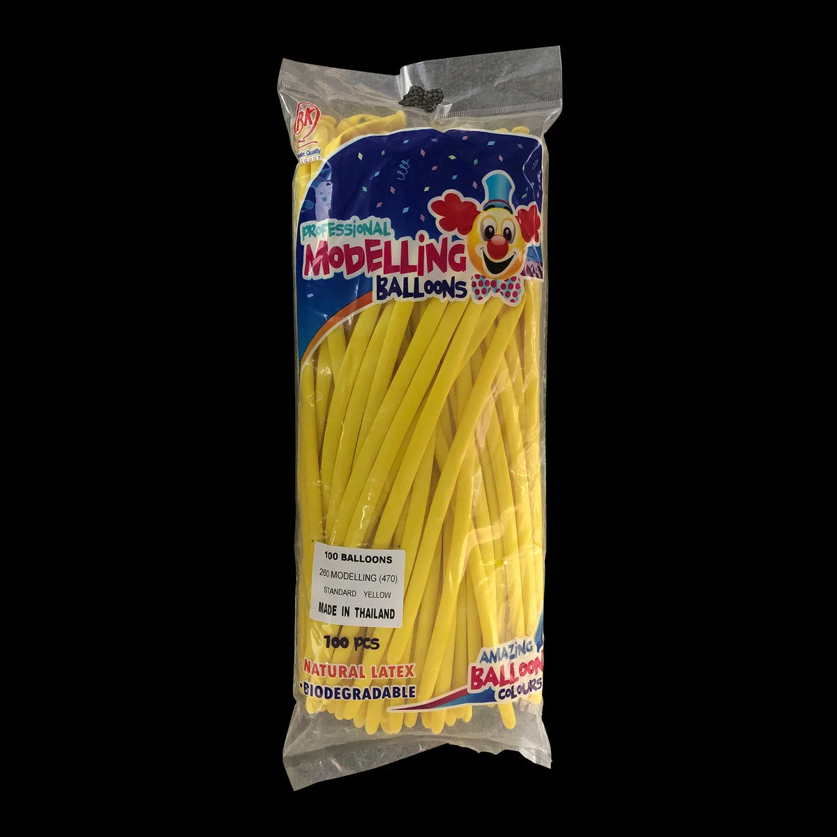 Yellowtwisting animal balloon style 260
