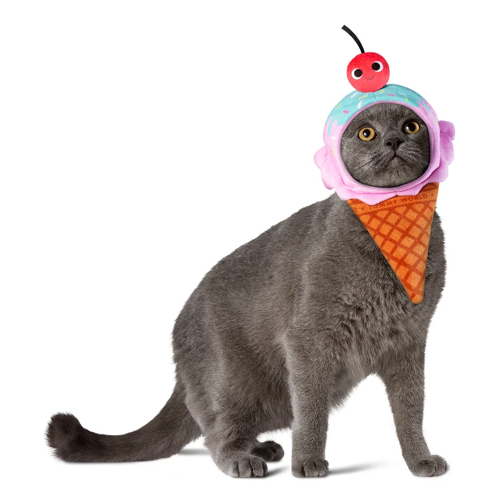 Yummy World Walter Waffle Cone Pet Costume Headpiece - SOLD OUT 
